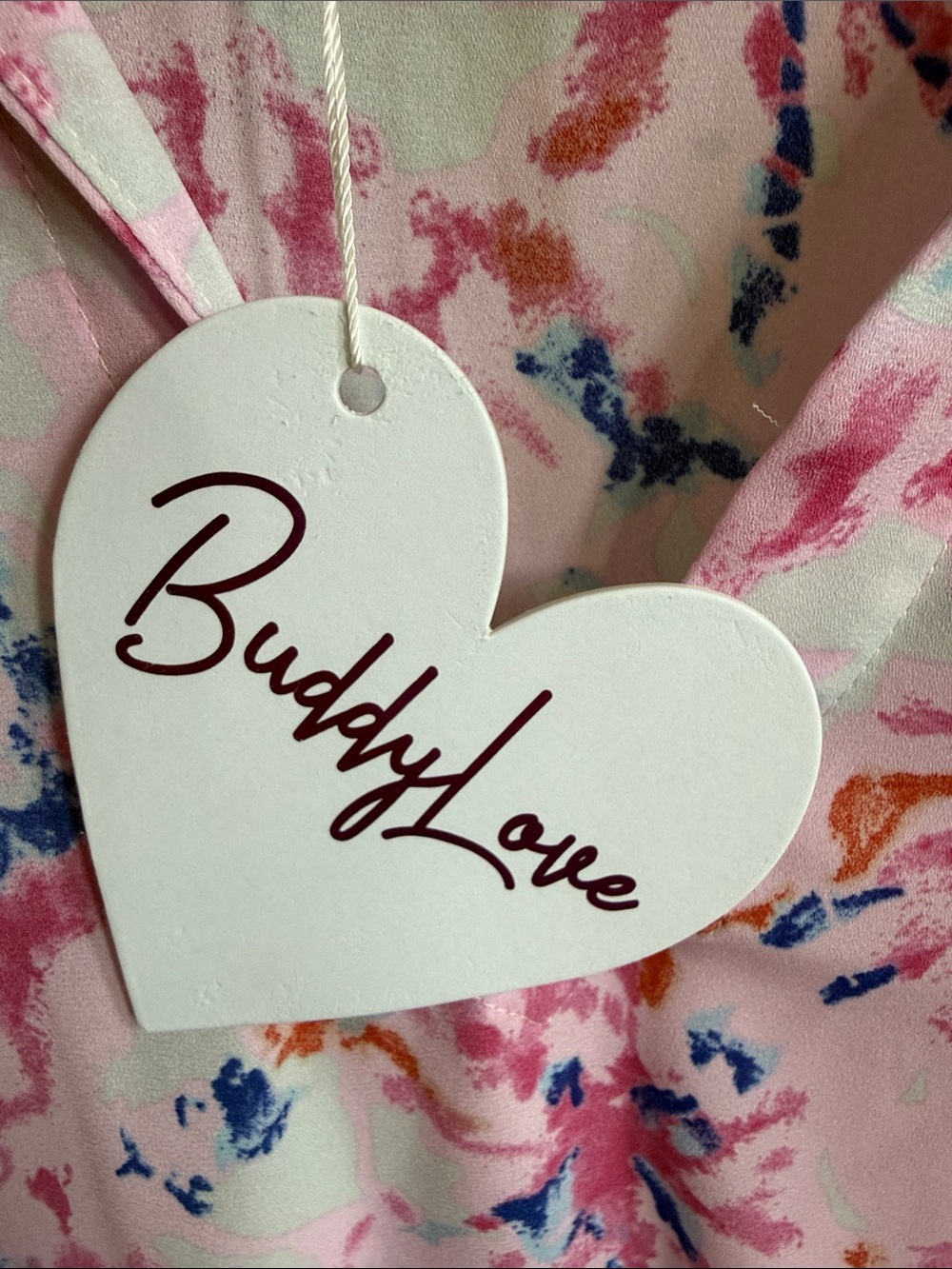 Buddy Love Pink Floral Maxi Caftan - Picture 4 of 7